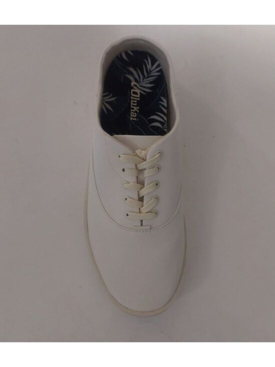 Olukai Tradewind Shoes Mens 10.5 Casual Lace Up Boat Beach Sneakers Off White main image 6